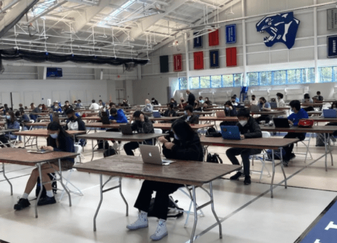 After a year of virtual college fairs, students were anxious to return to in-person (Photo courtesy of PDS Communications)